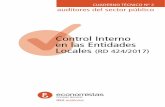 Control Interno en las Entidades Locales (RD 424/2017)
