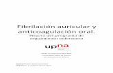 Fibrilación auricular y anticoagulación oral.