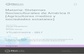 Materia: Sistemas Socioculturales de América II ...