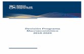 Revisión Programa Macroeconómico 2019-2020