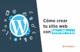 Cómo crear tu sitio web WordPress