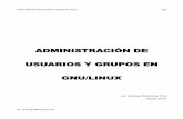 ADMINISTRACIÓN DE USUARIOS Y GRUPOS EN GNU/LINUX