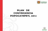 PLAN DE CONTINGENCIA POPOCATEPETL 2014