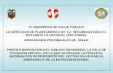 EL MINISTERIO DE SALUD PUBLICA LA DIRECCION DE ...