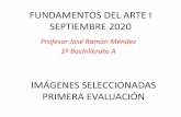 FUNDAMENTOS DEL ARTE I SEPTIEMBRE 2017