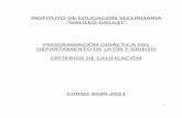 INSTITUTO DE EDUCACIÓN SECUNDARIA - Castilla-La Mancha