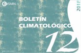 BOLETÍN CLIMATOLÓGICO