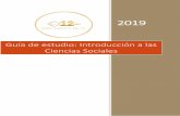 Guía de estudio: Introducción a las Ciencias Sociales