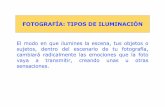 FOTOGRAFÍA: TIPOS DE ILUMINACIÓN