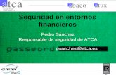 Pedro Snchez Responsable de seguridad de ATCA [email protected]