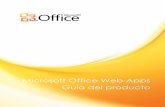 Microsoft Office Web Apps Gua del producto