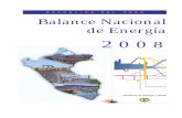 Balance Nacional de Energia 2008 - SINIA