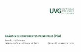 Análisis de componentes principales (PCA)