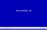 Gene Ontology: GO