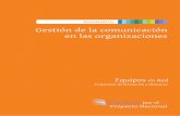 Gestión de la comunicación en las organizaciones
