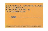 música popular en Lima - Instituto de Estudios Peruanos