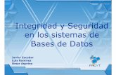 Integridad y Seguridad en los sistemas de Bases de Datos