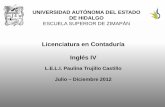 Past continuous - Universidad Aut³noma del Estado de Hidalgo