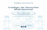 Código de Derecho Matrimonial - BOE.es