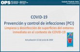 COVID-19 Prevención y control de infecciones (PCI)
