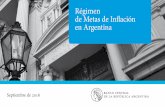 Régimen de Metas de Inflación en Argentina
