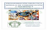 PROGRAMACIÓN DIDÁCTICA MÓDULO DE COMUNICACIÓN Y SOCIEDAD II