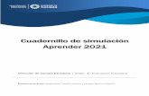 Cuadernillo de simulación Aprender 2021