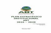 PLAN ESTRATÉGICO INSTITUCIONAL ABT 2016 2020