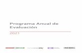 Programa Anual de Evaluación - inedec.gob.mx