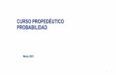 CURSO PROPEDÉUTICO PROBABILIDAD - UNAM