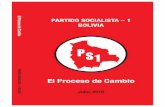 PARTIDO SOCIALISTA – 1 BOLIVIA
