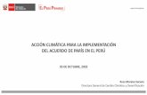 ACCIÓN CLIMÁTICA PARA LA IMPLEMENTACIÓN DEL ACUERDO DE ...