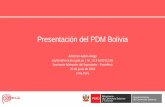 Presentación del PDM Bolivia - Comisión de Promoción ...