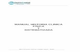 MANUAL HISTORIA CLINICA FISICA Y SISTEMATIZADA