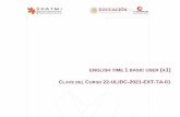 CLAVE DEL CURSO 22-ULIDC-2021-EXT-TA-01