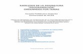 EJERCICIOS DE LA ASIGNATURA PROGRAMACIÓN ORDENADOS