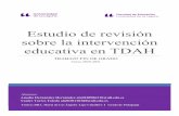 Estudio de revisión sobre la intervención educativa en TDAH