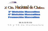 CLASIFICACION EQUIPOS 3ª DIVISION A MASCULINA ...