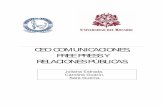 CEO COMUNICACIONES, FREE PRESS Y RELACIONES PÚBLICAS.