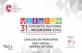 CATALOGO DE PATROCINIOS EXPO VIRTUAL AGENDA 2021-2022