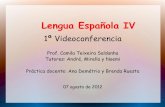Lengua Española IV - UFSC