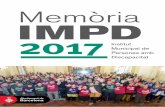 Memòria IMPD 2017 - Barcelona