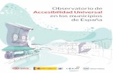Observatorio de Accesibilidad Universal en los municipios ...