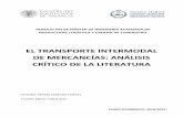 El transporte intermodal de mercancías: Análisis crítico