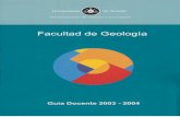 INDICE - Facultad de Geología - Universidad de Oviedo