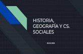GEOGRAFÍA Y CS. SOCIALES HISTORIA,