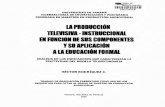 LA PRODUCCIÓN TELEVISIVA INSTRECIONAL EN FROM DE SUS ...