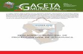 REGLAMENTO MUNICIPAL DE PROTECCIÓN CIVIL DE IXTLAHUACA