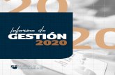 20 GESTIÓN Informe de 2020 20 - Unidad de Conocimiento