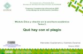 Qué hay con el plagio - sibeservicios.ecosur.mx